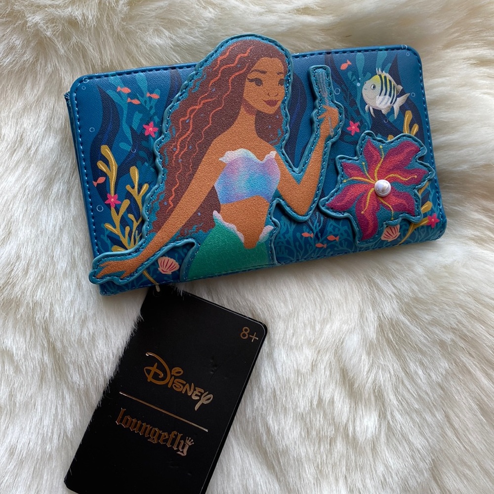 LOUNGEFLY The Little Mermaid Live Action Flap Wallet